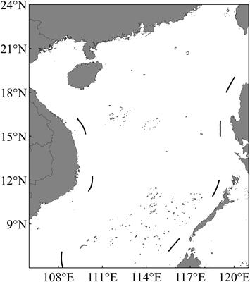 Spatial–temporal distribution of large-size light falling-net fisheries in the South China Sea